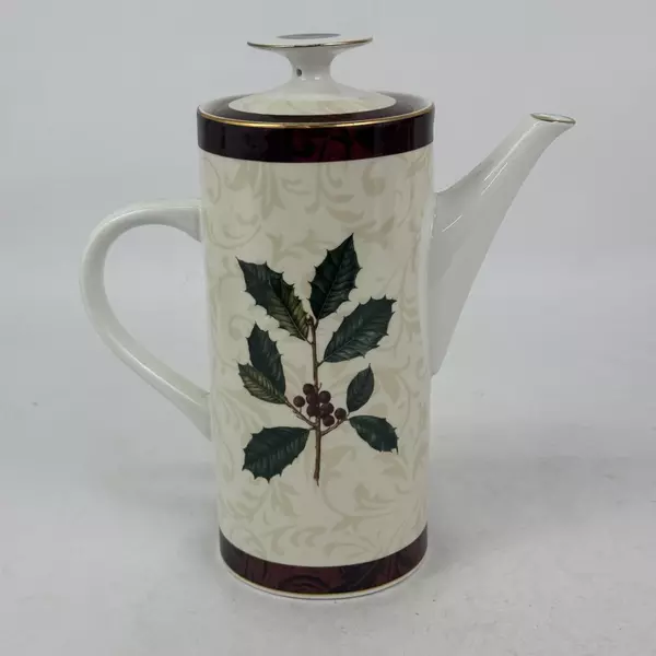 Hallmark Sakura Christmas Holly Coffee Server