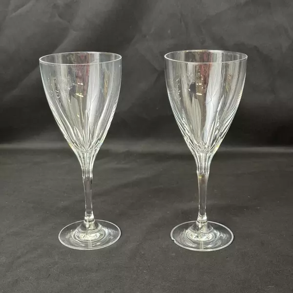 Lot of 2 Schott Zweisel Gala Crystal Wine Glasses