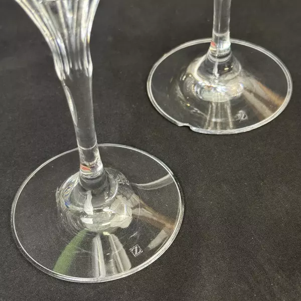 Lot of 2 Schott Zweisel Gala Crystal Wine Glasses