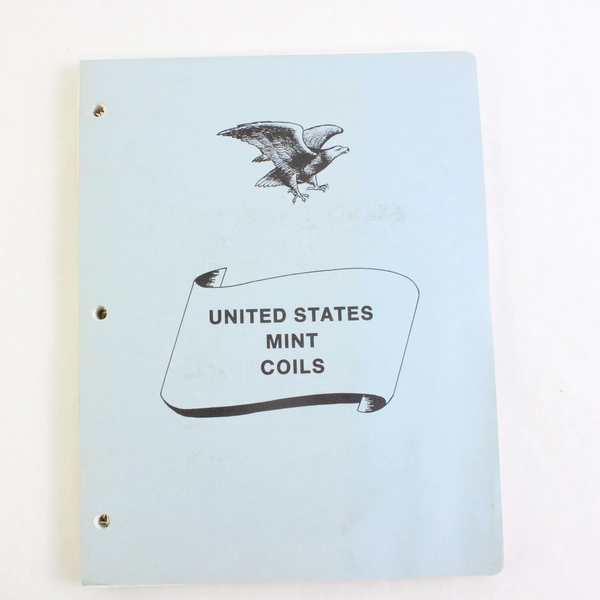 United States Mint Coils Empty 1980s Stamp Album Philately 
