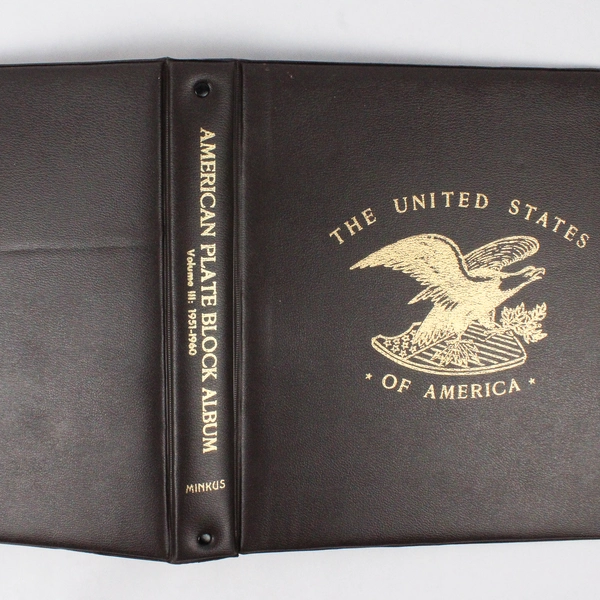 Minkus Publications American Plate Block Album Vol III 1951-1960 EMPTY