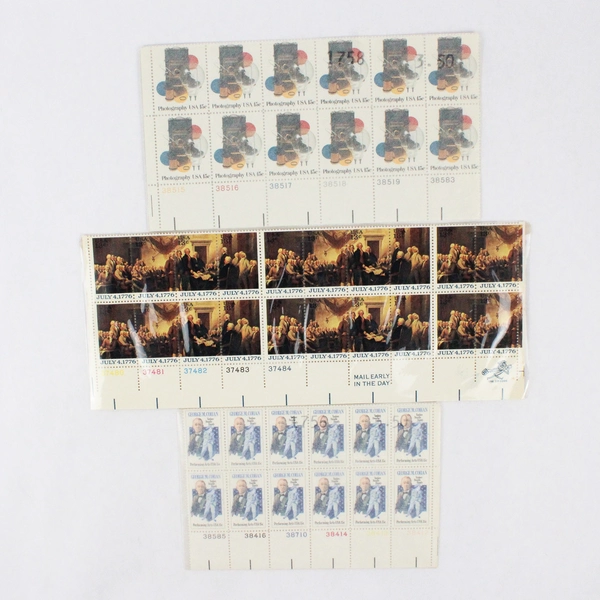 Lot of 66 Unused United States Postage Stamps