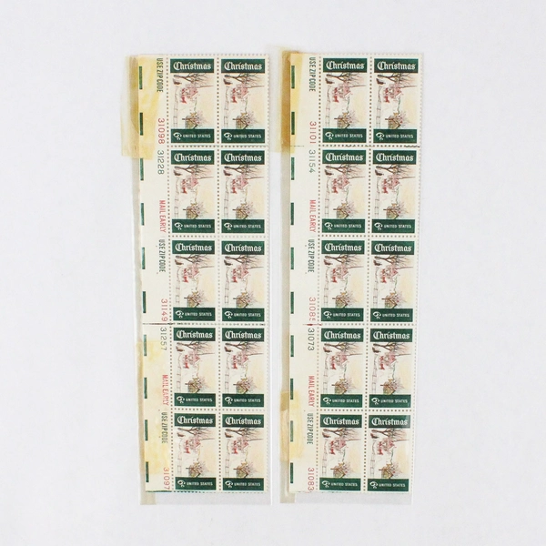 Lot of 66 Unused United States Postage Stamps