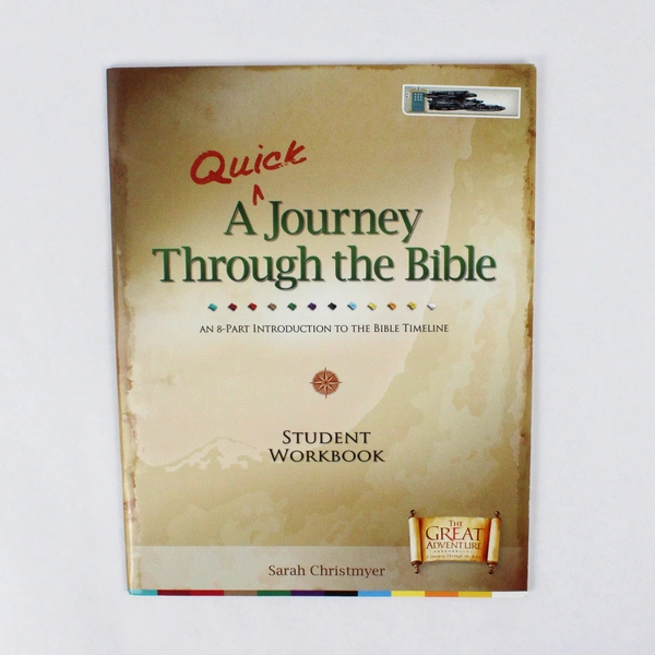 A Quick Journey Through the Bible Student Workbook Sarah Christmyer 2008 PB