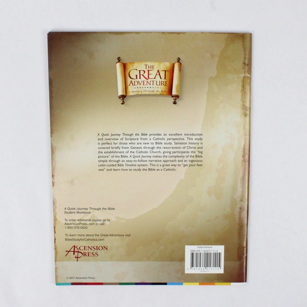 A Quick Journey Through the Bible Student Workbook Sarah Christmyer 2008 PB