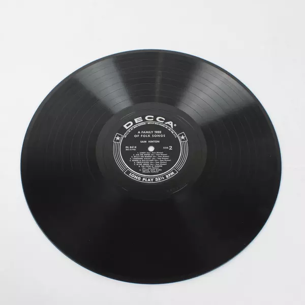 Sam Hinton A Family Tree of Folk Songs RARE Vinyl DL 8418 Decca 1st Press 1959