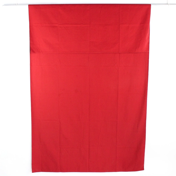 Unbranded Solid Cherry Red Color Multipurpose Cotton Table Cloth 45" x 49"