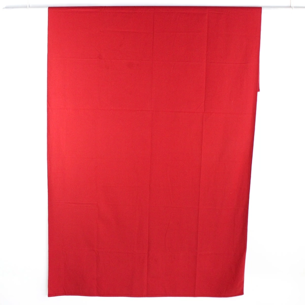 Unbranded Solid Cherry Red Color Multipurpose Cotton Table Cloth 45" x 49"