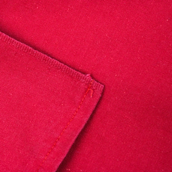 Unbranded Solid Cherry Red Color Multipurpose Cotton Table Cloth 45" x 49"