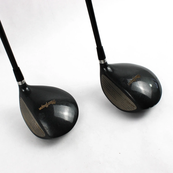 Set of 2 MacGregor LH #3 and #5 Iron Titanium Lefthanded Medium Firm Low Torque