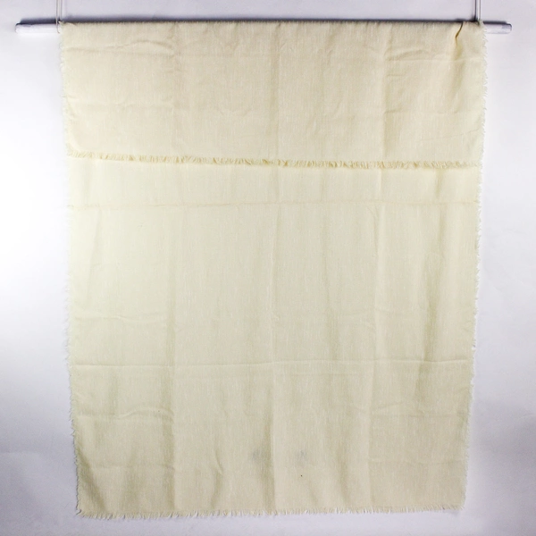 Unbranded Solid Butter Yellow Color Fabric Table Cloth 61" x 92"