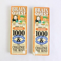 1992 Brain Quest 2nd Grade Ages 7-8 Decks 1 and 2