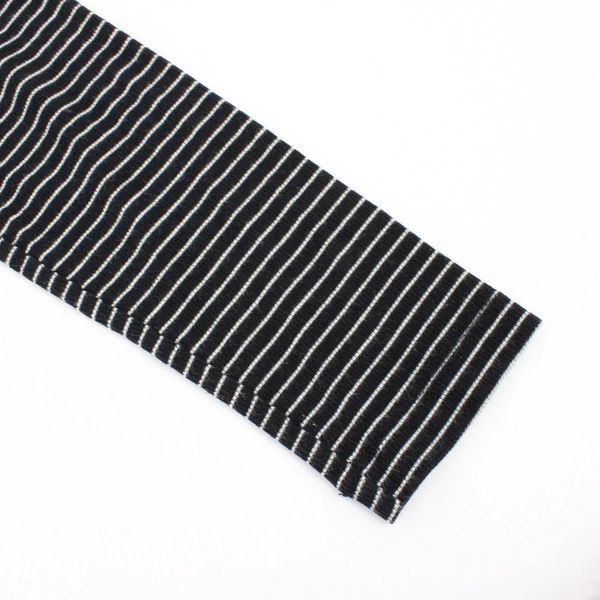 Universal Thread Black and White Striped Long-Sleeve Shirt Women's Small