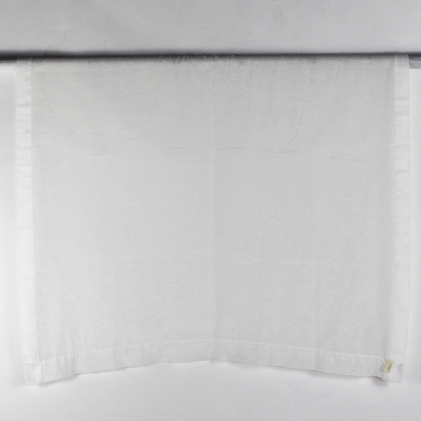 JC Penney Solid White Color Sheer Fabric Curtain 43" x 40"