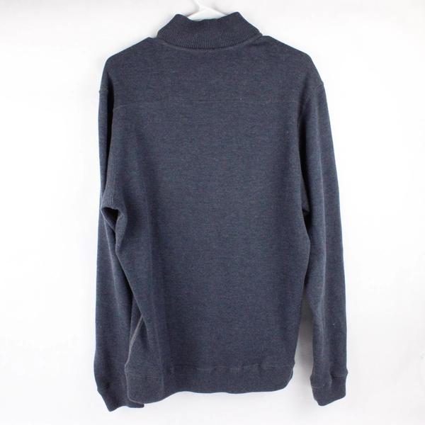 Tehama Blue and Gray Cotton Blend Sweater Men's Size Medium