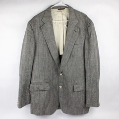 Vintage Meier & Frank Cricketeer Union Made Herringbone Wool Blazer Men's Sz 48