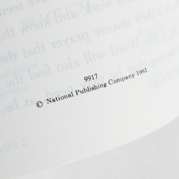 Vintage The Gideons' New Testament Psalms 1961 Soft Cover