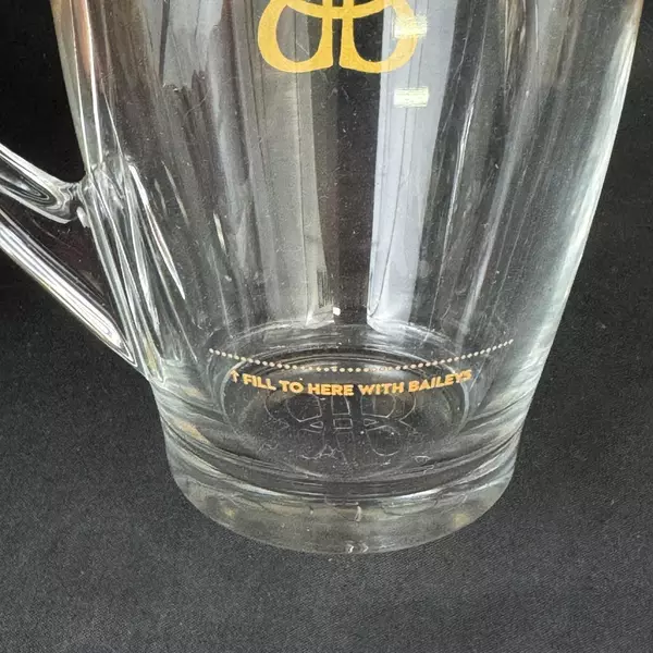 Bailey's Irish Cream Clear Glass Coffee Mug
