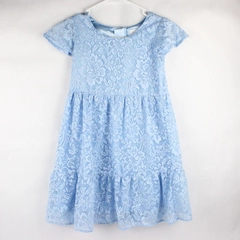 Children's Place Baby Blue Floral Dress Girls' Size 7/8