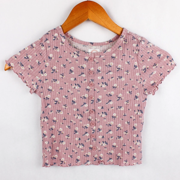 4-Piece Mixed Lot Girls' Tops and Leggings Size 7-8