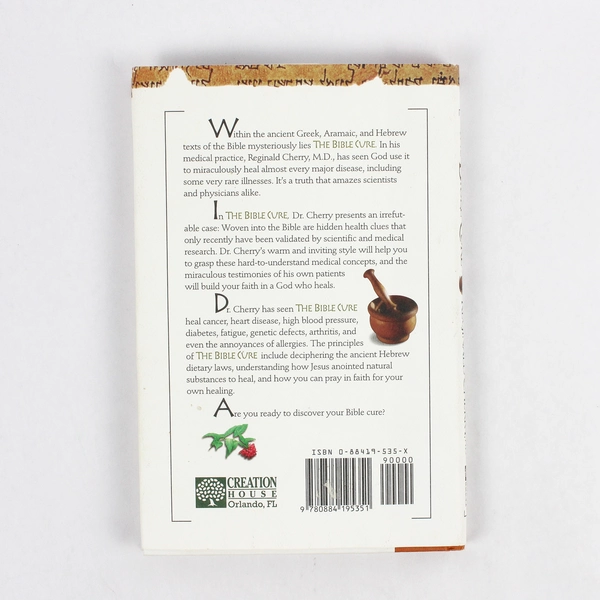 The Bible Cure by Reginald Cherry 1998 HC DJ Hidden Health Secrets of the Bible