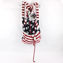 Maurices American Flag Convertible Beach Towel Bag
