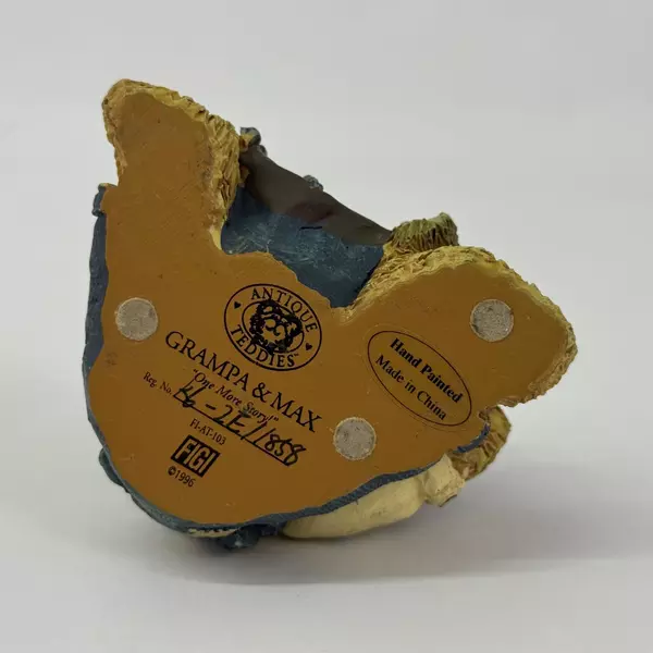 1996 Antique Teddies Grampa & Max One More Story! FL-AT 103 FIGI Collectible