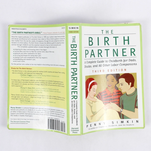 The Birth Partner by Penny Simkin Complete Guide For Labor Companions  2008 PB