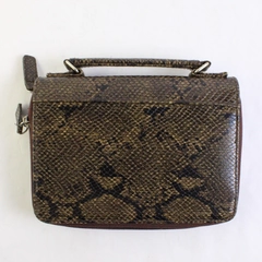 Power Planner Faux Snakeskin Organizer Wallet Planner