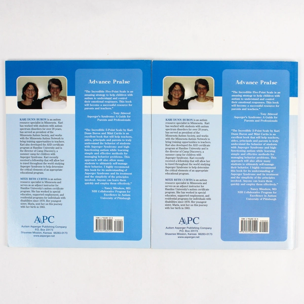 Lot of 2 Incredible 5-Point Scale Assisting Students w/Autism Spectrum 2003 PB 