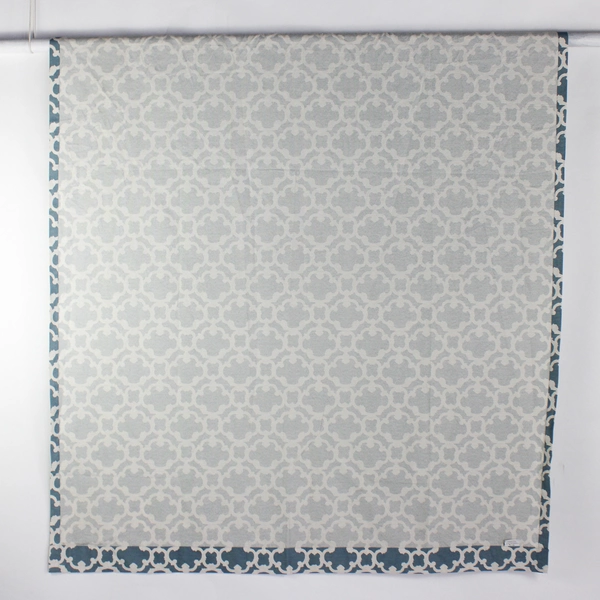 Threshold by Target Blue and White Trellis Pattern Curtain Panel 54" x 84"