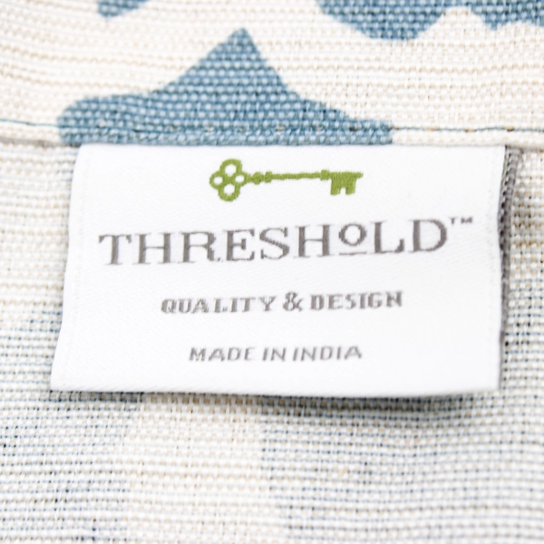 Threshold by Target Blue and White Trellis Pattern Curtain Panel 54" x 84"