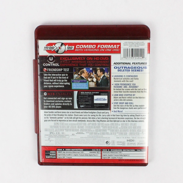 I Now Pronounce You Chuck And Larry HD DVD 2007