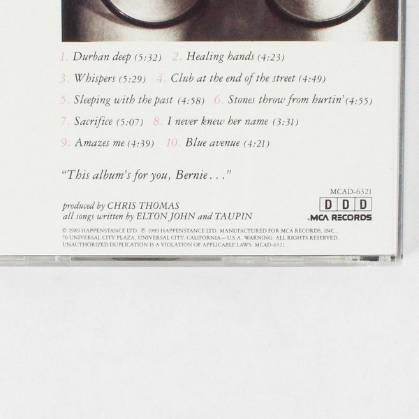 Sleeping with the Past CD Elton John 1989