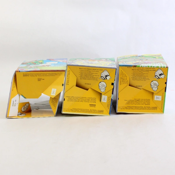 Lot of 3 Vintage 1993 McDonald's Animaniacs Happy Meal Boxes