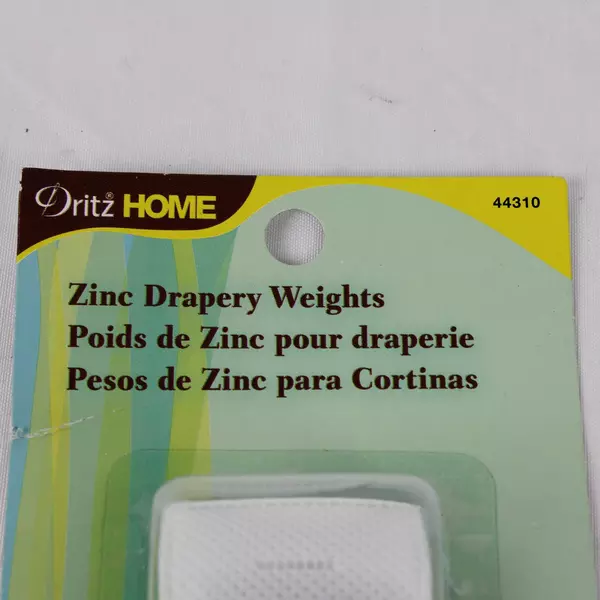 Zinc Drapery Weights for Curtains Heavy Duty Curtain Weighting Rods