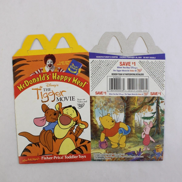 Vintage 2000 McDonald's The Tigger Movie Happy Meal Box