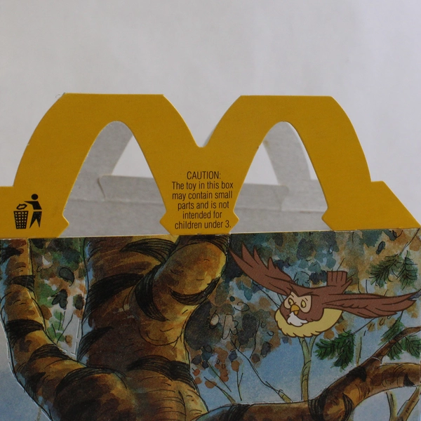 Lot of 2 Vintage 2000 McDonald's The Tigger Movie Happy Meal Boxes