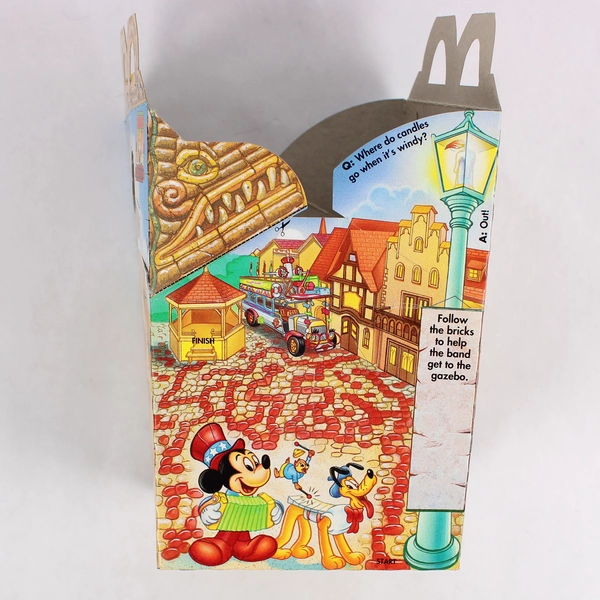 McDonald's Mickey & Friends Epcot '94 Adventure Donald/Daisy Happy Meal Box