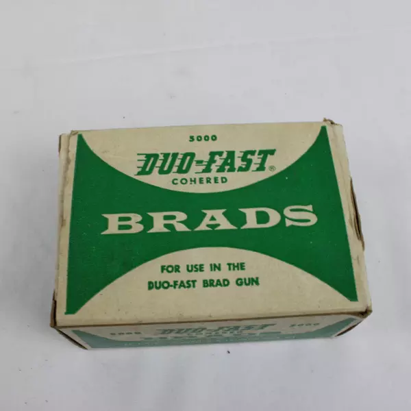 Vintage Duo-Fast Brads Fasteners Cohered Rust-Resistant Metal Pack