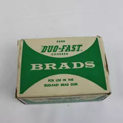 Vintage Duo-Fast Brads Fasteners Cohered Rust-Resistant Metal Pack