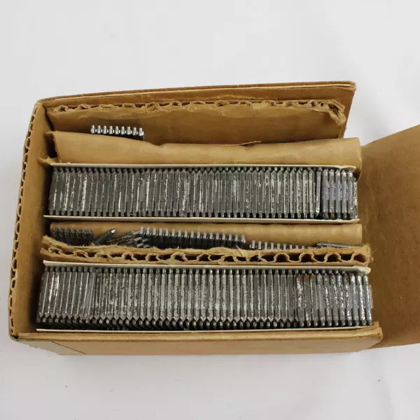 Vintage Duo-Fast Brads Fasteners Cohered Rust-Resistant Metal Pack