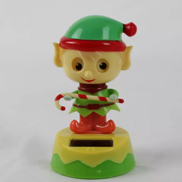 Lot of 3 Solar Dancing Christmas Holiday Decorations