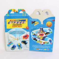 Vintage 1992 McDonald's Hot Wheels Star Racers Happy Meal Box
