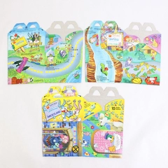 Lot of 3 Vintage 1992 McDonald's Tiny Toon Adventures Happy Meal Boxes