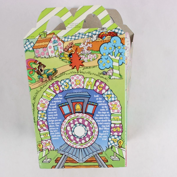 Vintage 1993 McDonald's Looney Tunes Quack-Up Car Chase Happy Meal Box