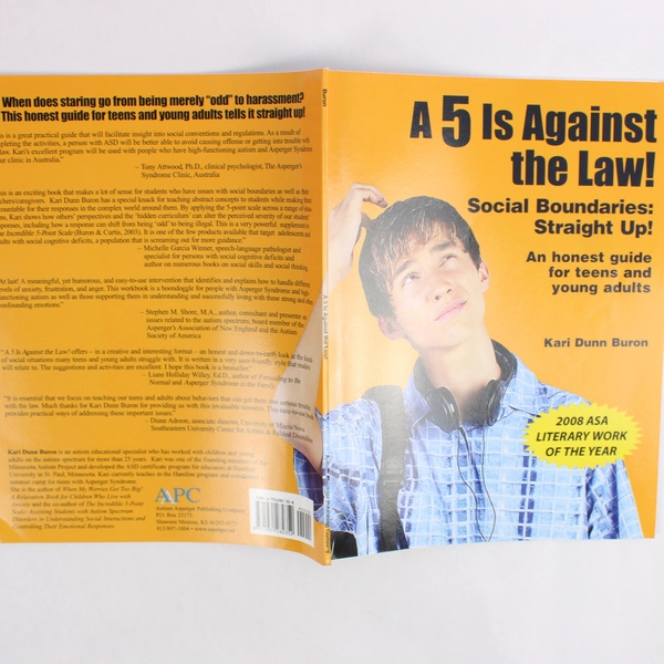 A 5 is Against the Law! Social Boundaries Straight Up! Kari Dunn Buron 2007 PB