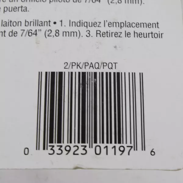 Stanley Solid Heavy Duty Door Stopper Brass Doorstop Prevents Wall Damage