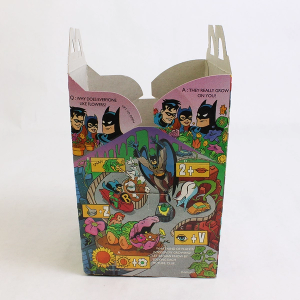  Vintage 1993 McDonald's Batman The Animated Series Happy Meal Box