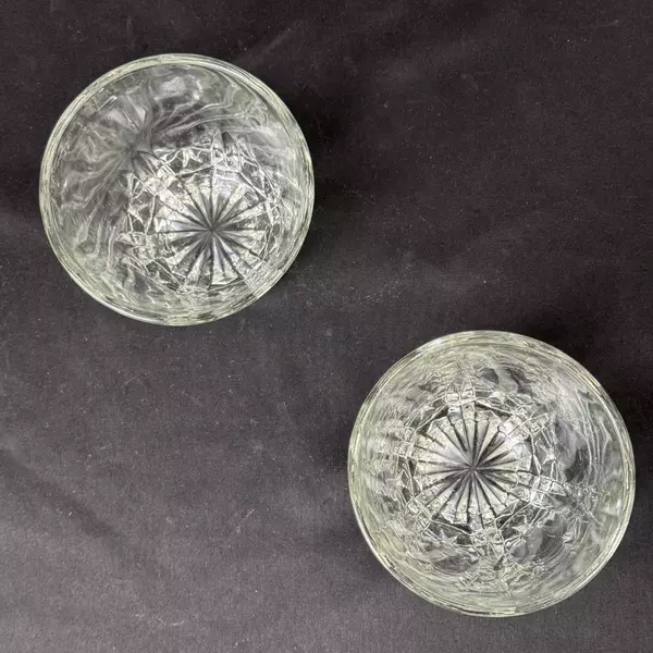 2 Princess House Regency Crystal Old Fashioned Glasses